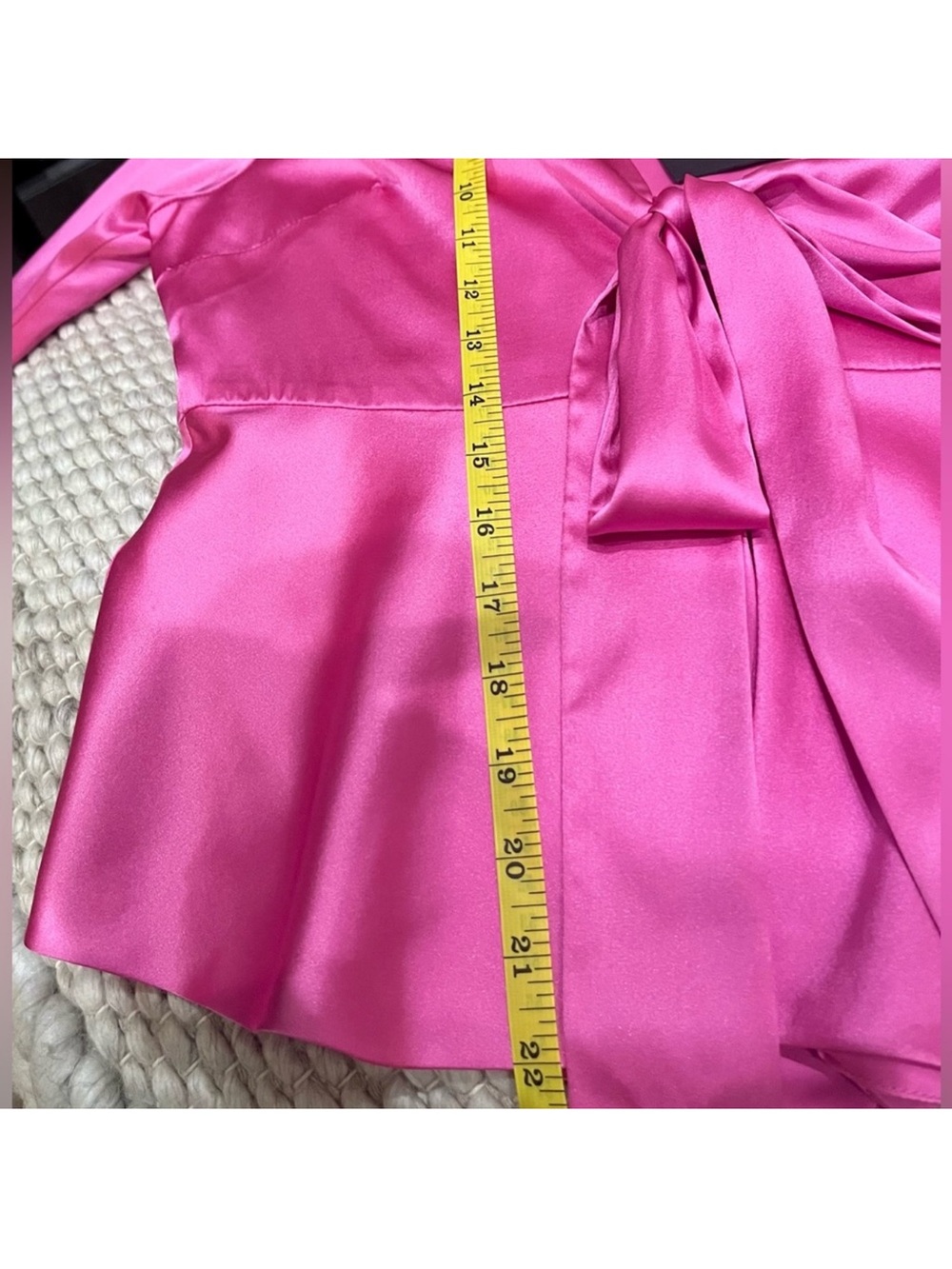 Cynthia Rowley Hot Pink silk Blouse - Picture 9 of 14